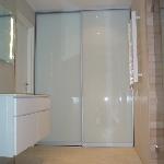 Kylpyhuone valmis käyttöön.