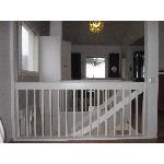 Seinäaukko ja kaide valmiina ennen joulua 2009.